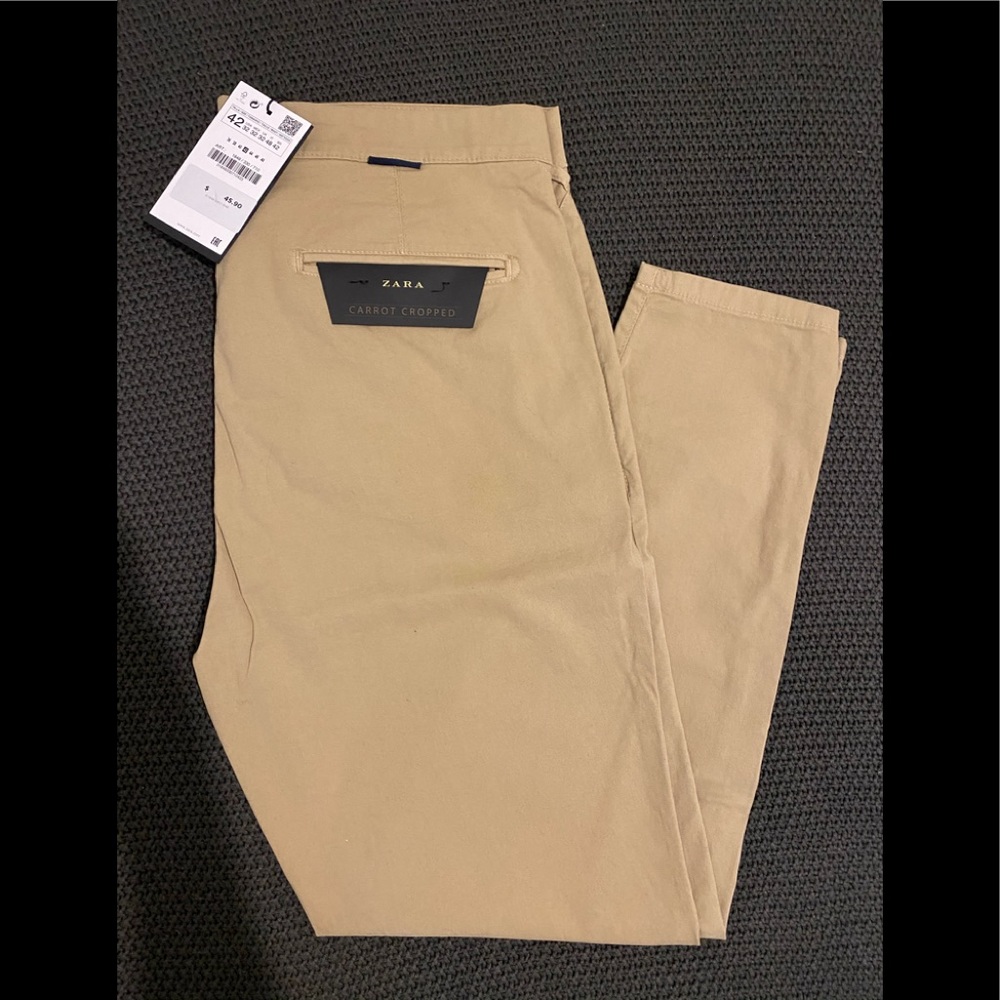 Zara carrot cut chinos